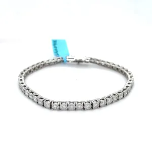 2.98 CTTW NATURAL DIAMOND TENNIS BRACELET SET IN 14K WHITE GOLD AT REGARD JEWELRY IN AUSTIN, TEXAS