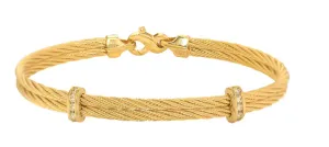 2mm Diamond Double Cable Bracelet