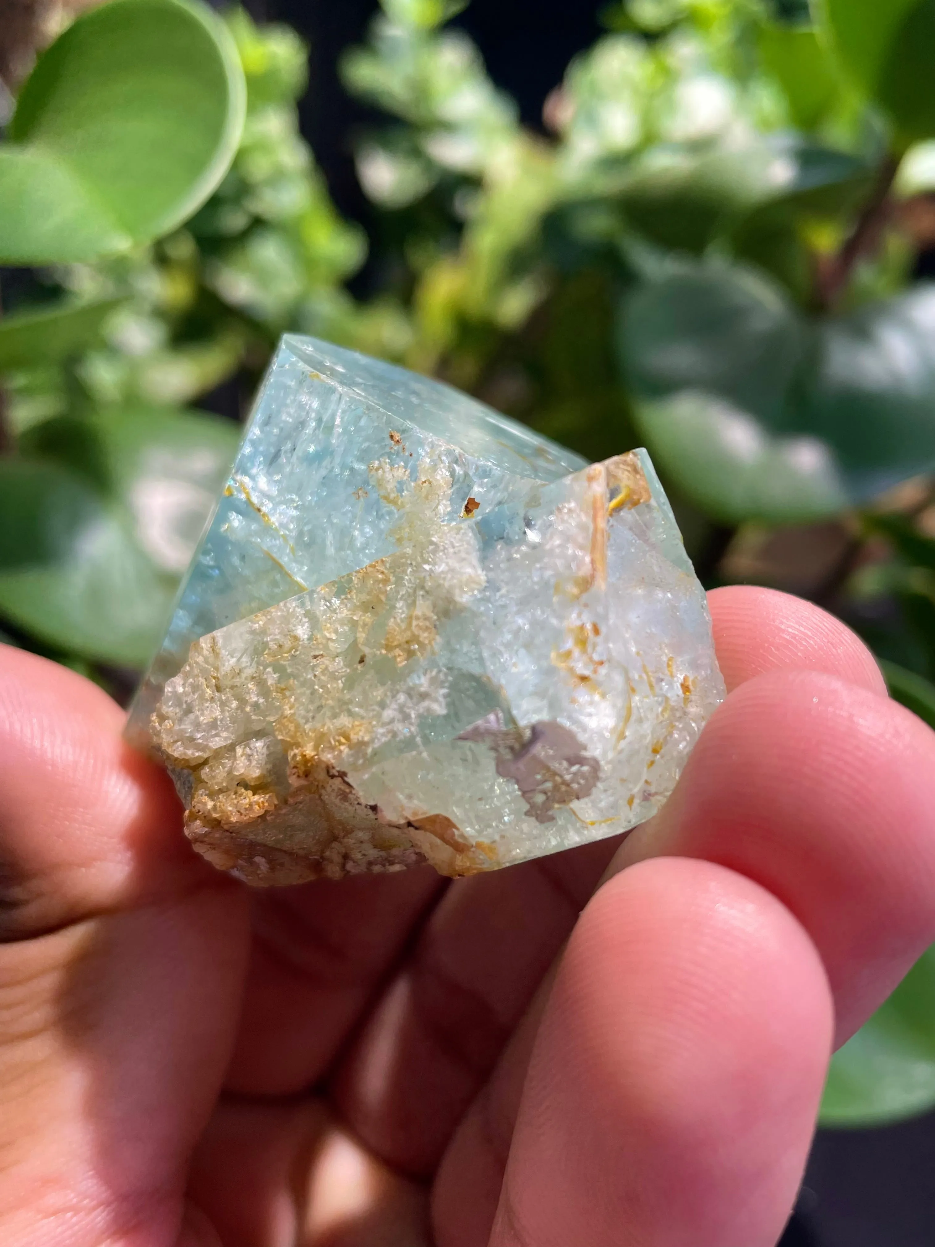 AQUAMARINE SPECIMEN 88g WITH BLACK TOURMALINE FROM ERONGO MOUNTAIN, ERONGO REGION, NAMIBIA, ERONGO AQUAMARINE CRYSTAL, CRYSTAL HEALING