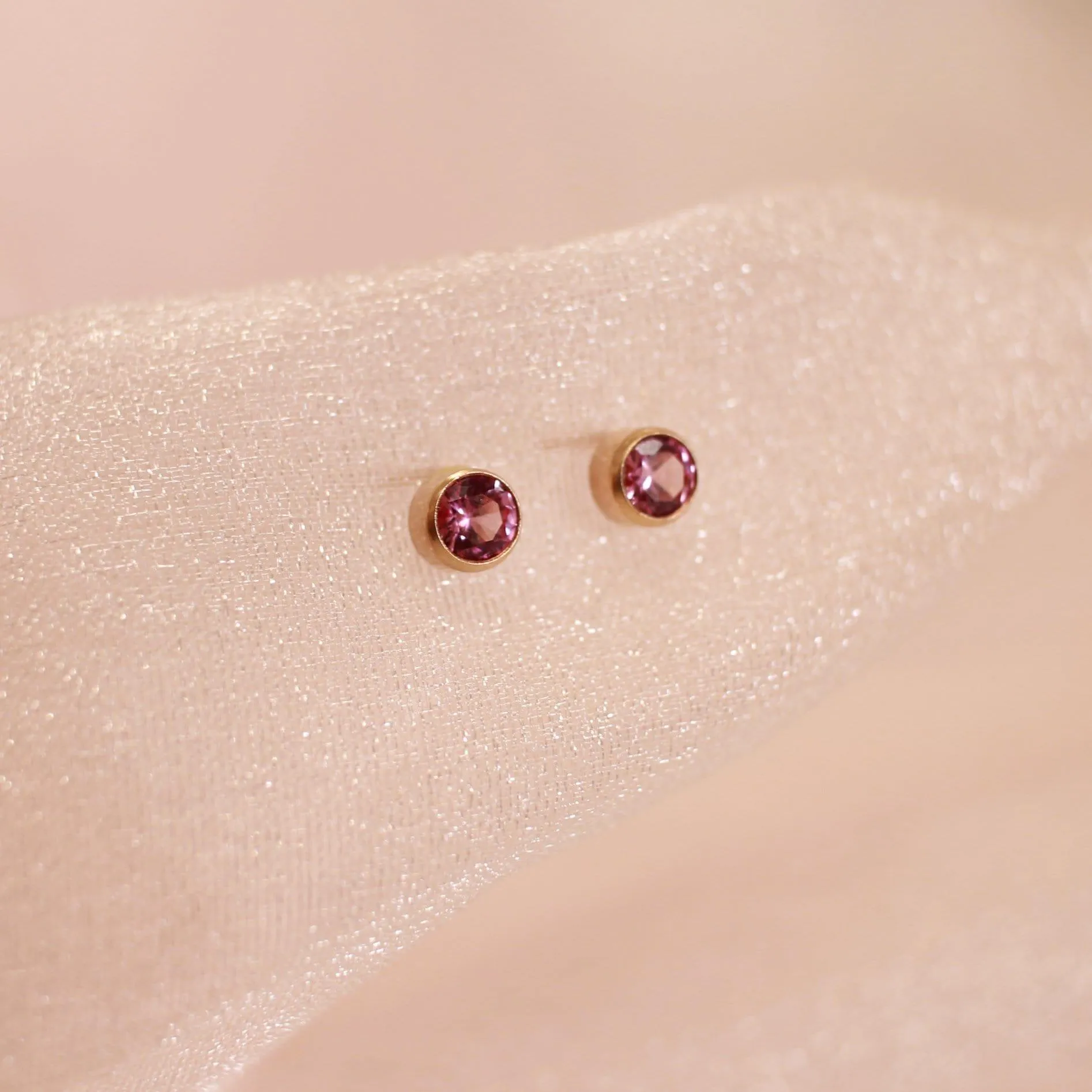 Birthstone Stud Earrings