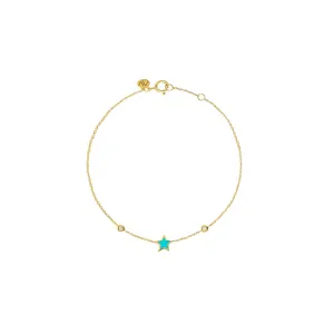 Blue Star Diamond Bracelet
