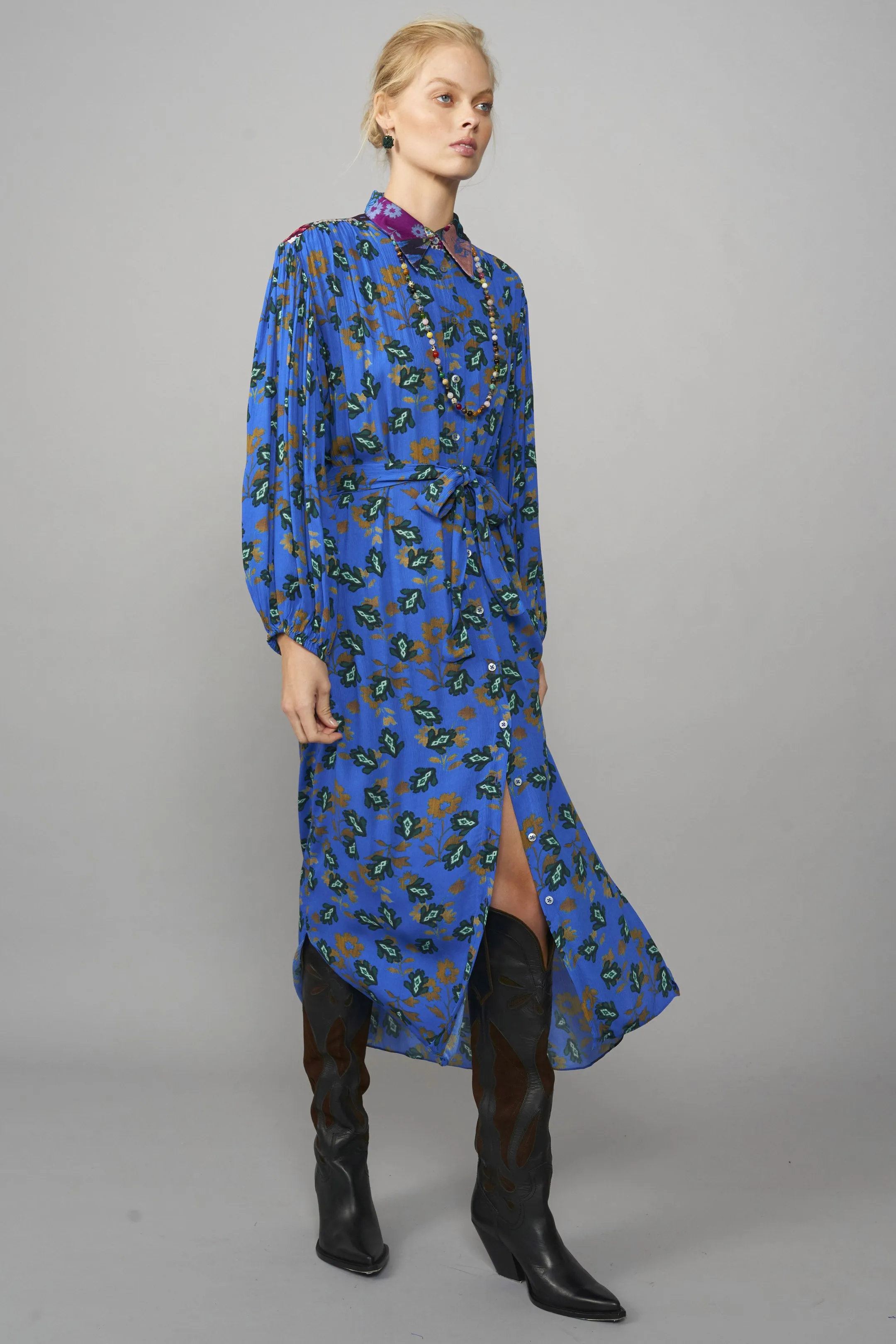 Celeste Crinkle Crepe Dress