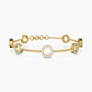 Circle Of Charms Diamond Bracelet