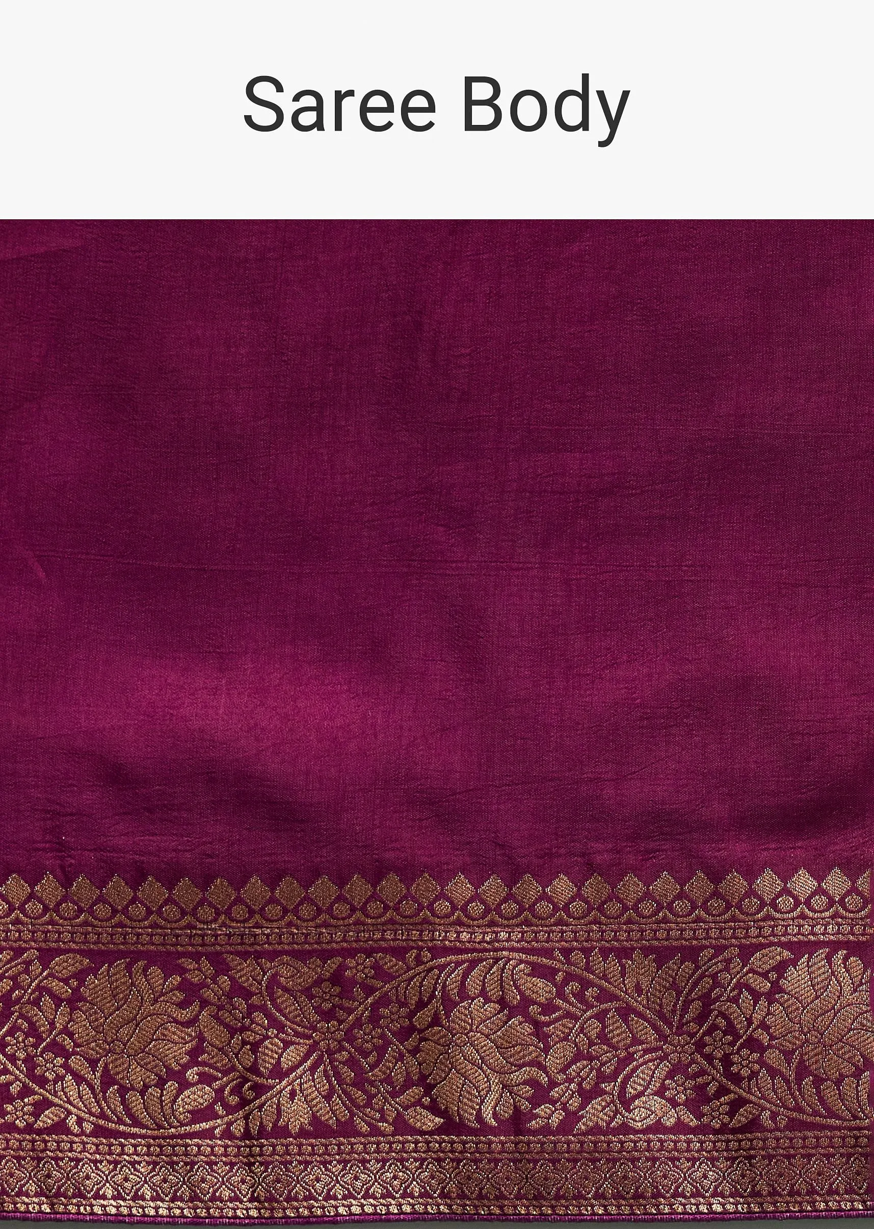 Dark Wine Dola Silk Saree With Zari Border And Pallu