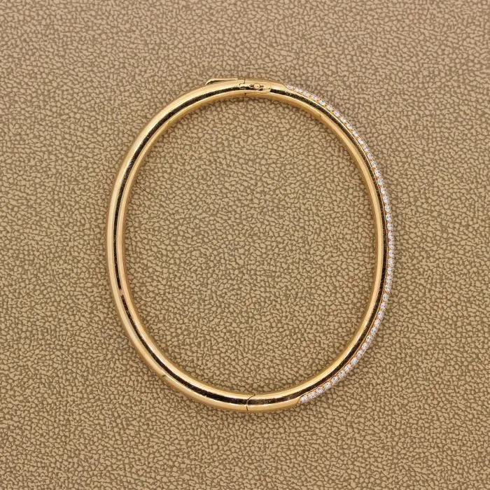 Diamond Gold Hard Bracelet