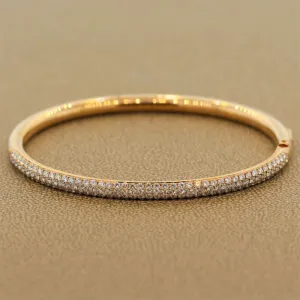 Diamond Gold Hard Bracelet