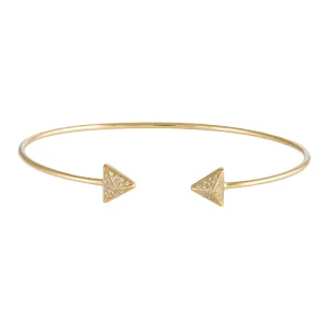 DIAMOND STUD CUFF BRACELET
