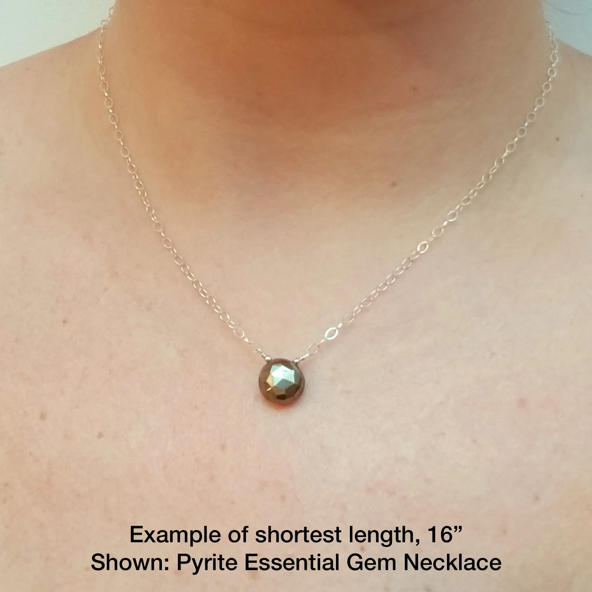 Essential Energy Gemstone Necklace: Aquamarine - Calming