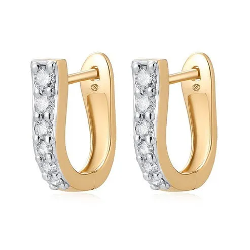 Ethereal Opulent Huggies Earrings
