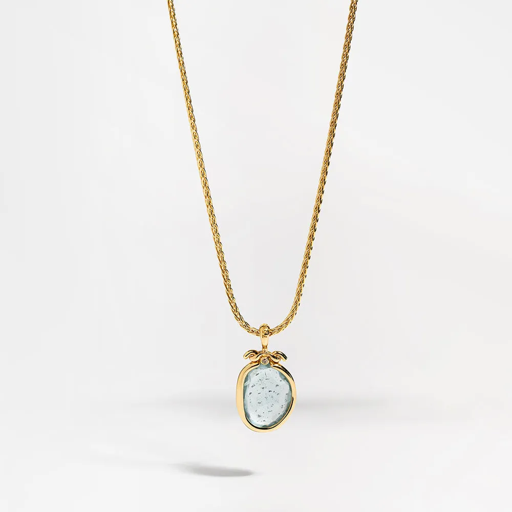 Large Aquamarine Pendant