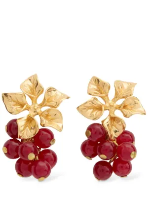 Peracas   Magnolia drop earrings 