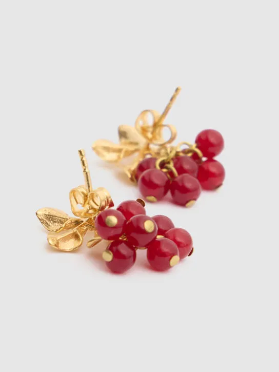 Peracas   Magnolia drop earrings 
