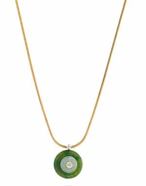 Signal Jade Pendant Necklace