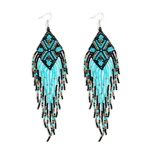 Sky Mother Beaded Earrings