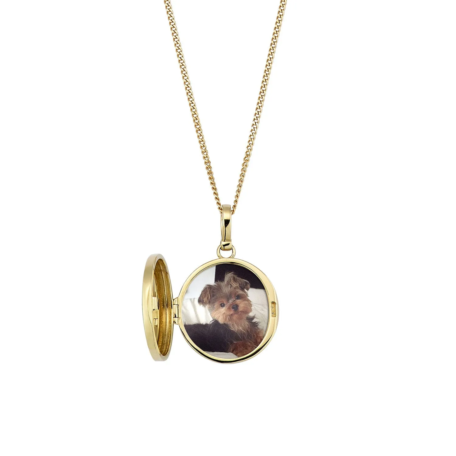 Star Diamond Locket Charm