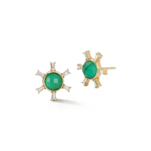 Starburst Studs - Jade