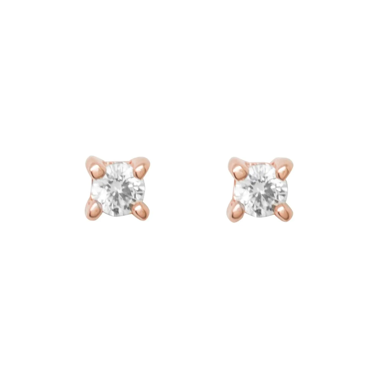Sterling Silver Claw Stud Earrings