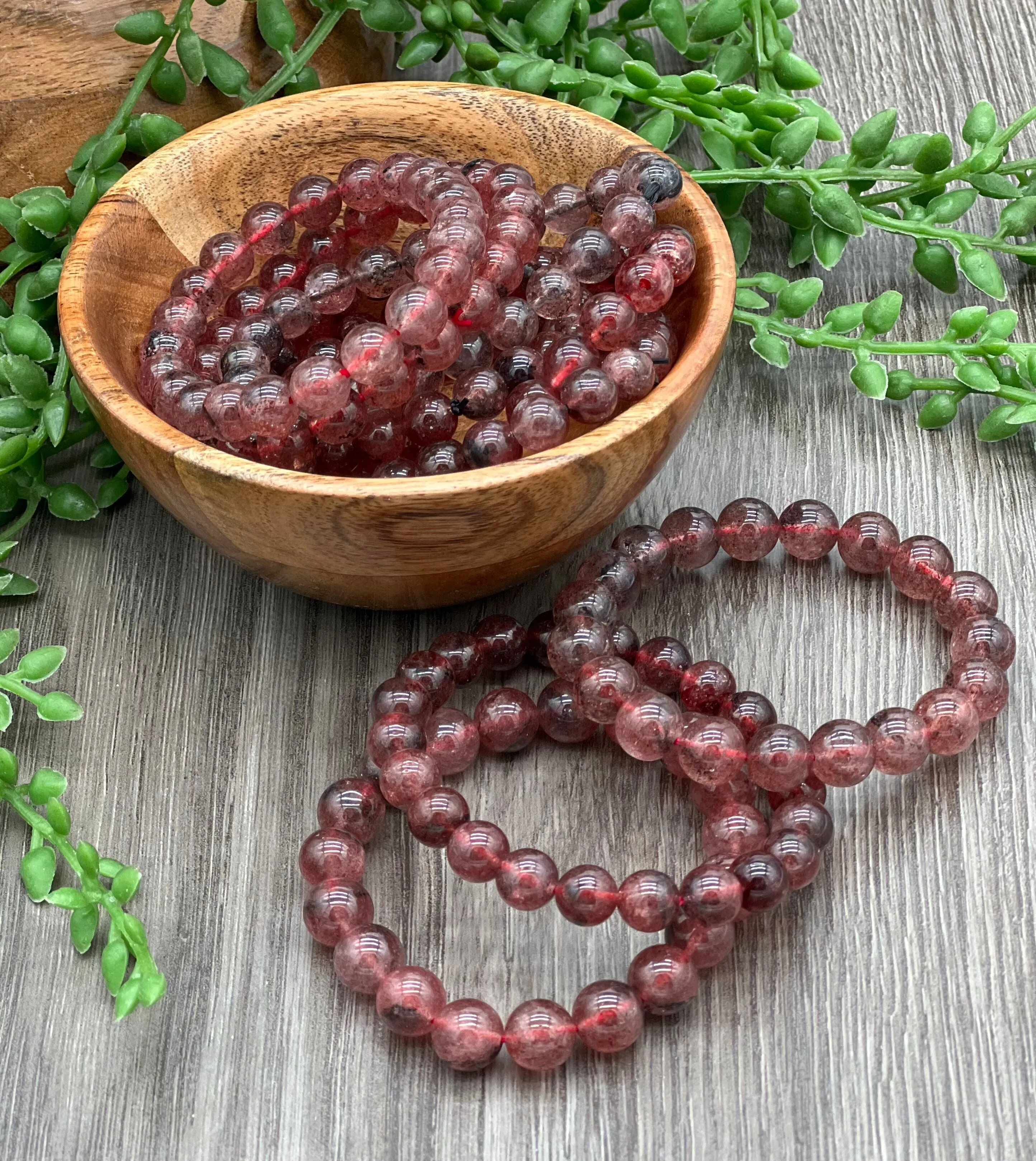 Strawberry Quartz Bracelet