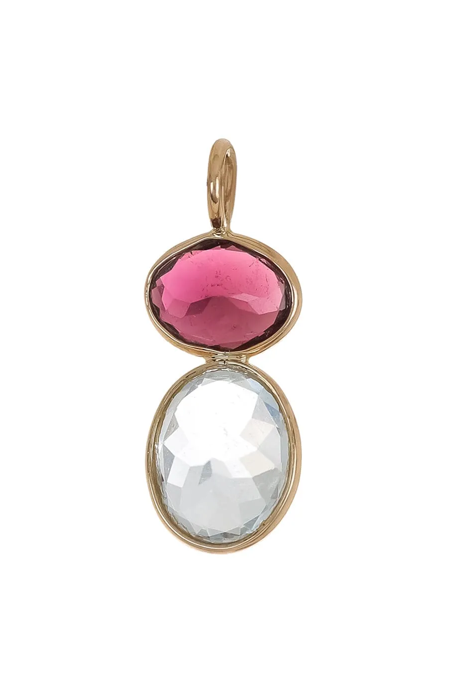 Tourmaline and Aquamarine Necklace Charm