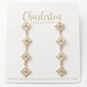 Turquoise Charleston Earrings