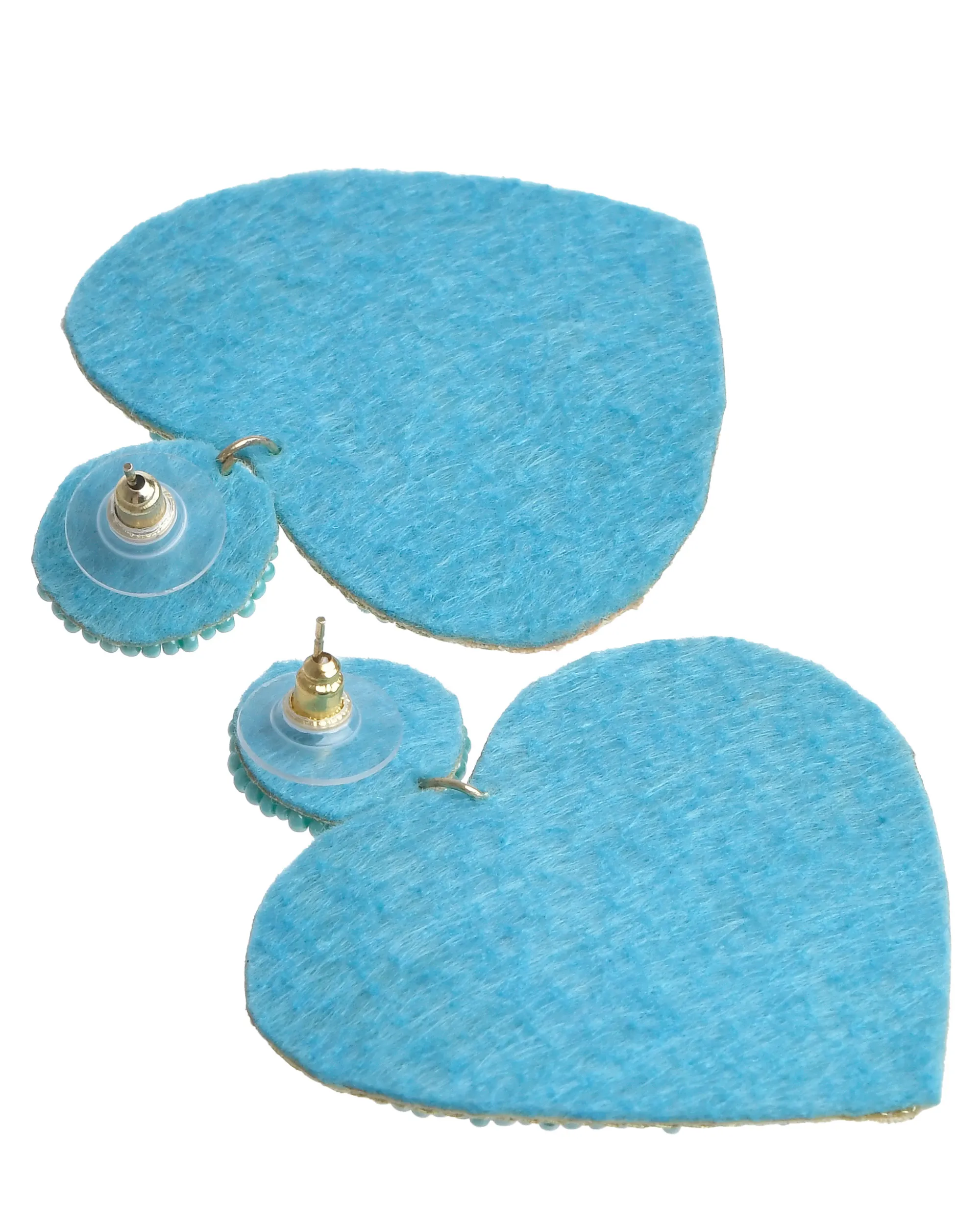 Turquoise Heart Earrings