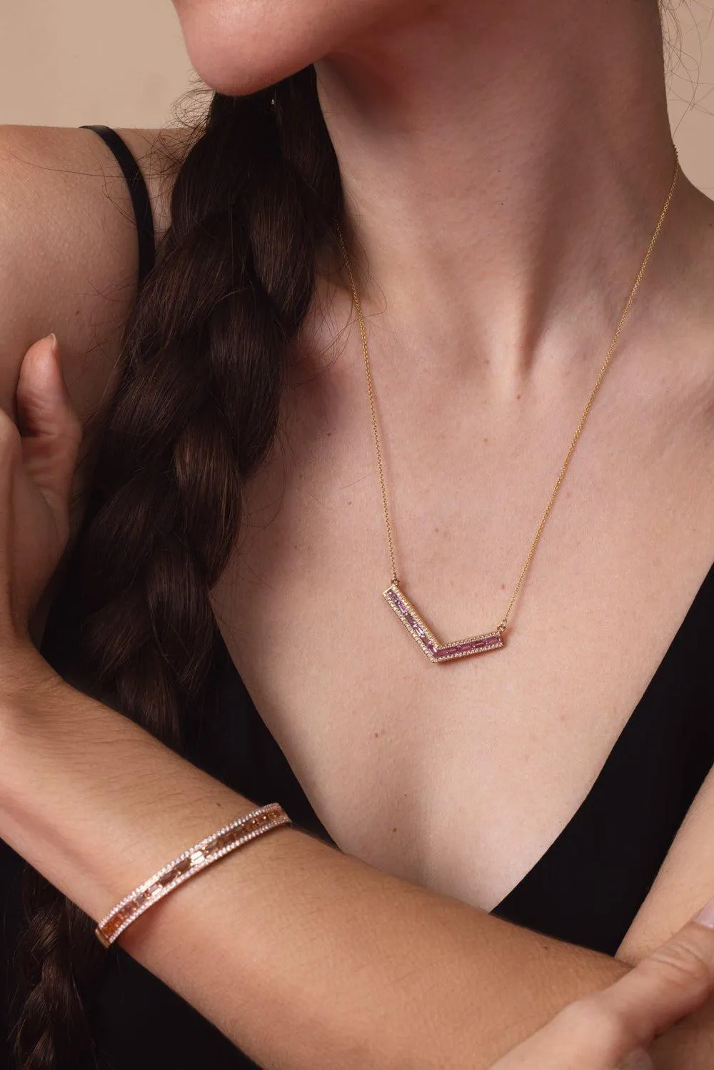 Valley Origami Necklace