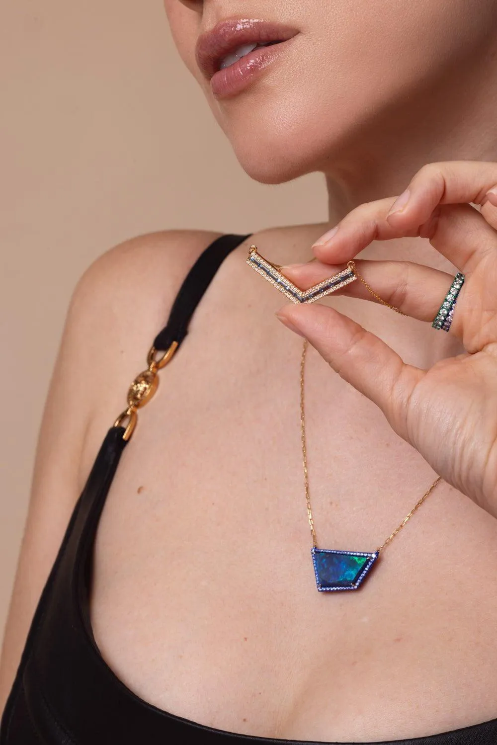 Valley Origami Necklace