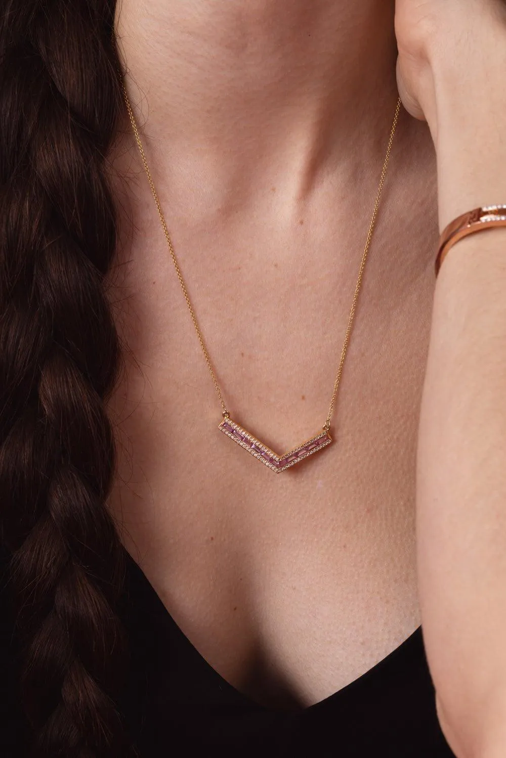 Valley Origami Necklace