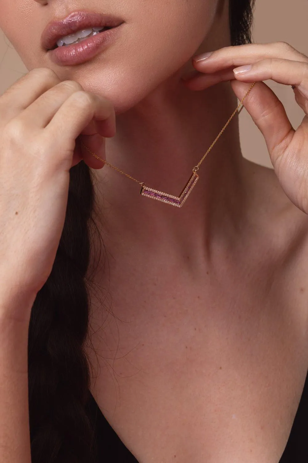 Valley Origami Necklace