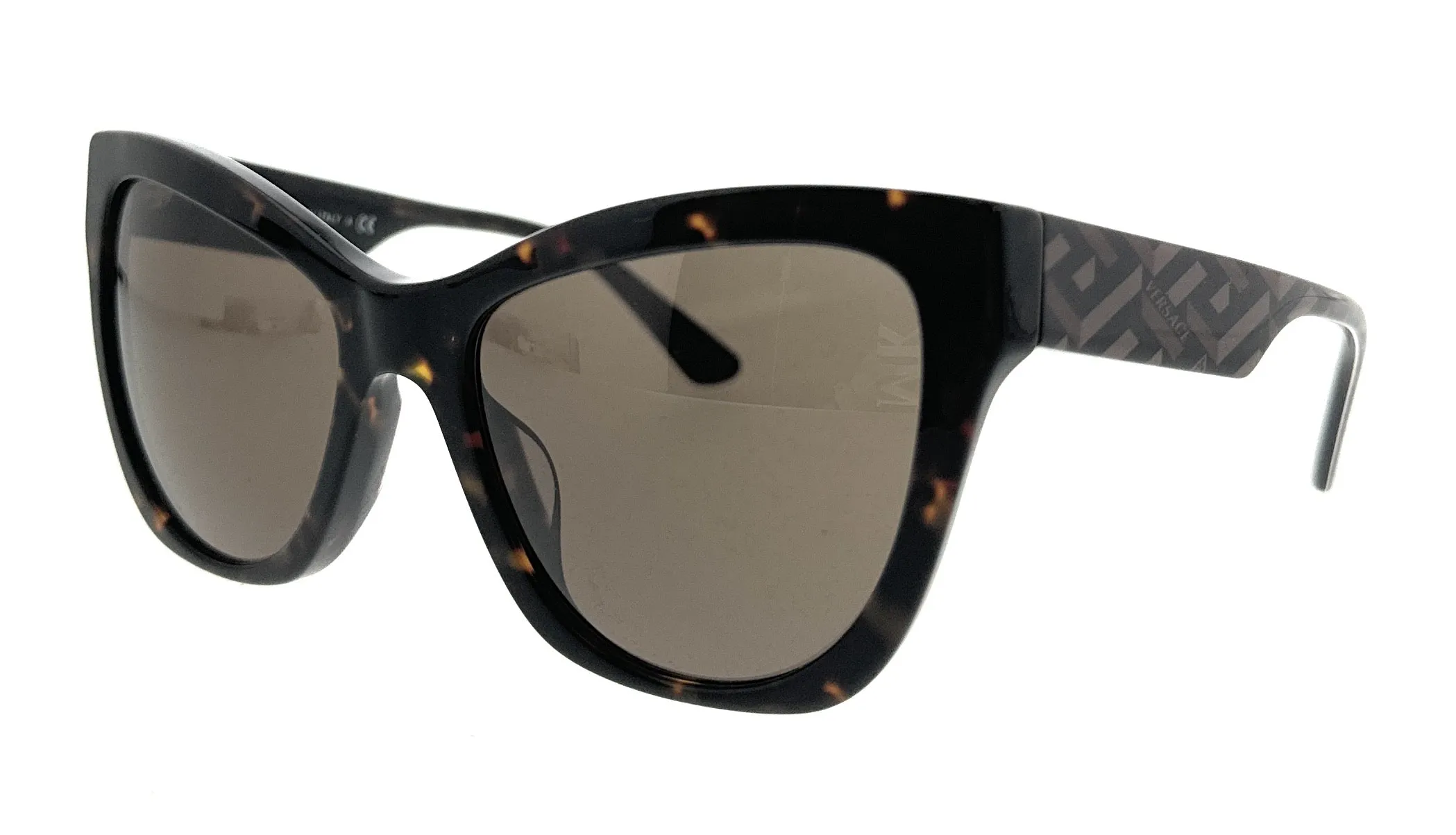 Versace 0VE4417U 535973 Brown Cateye Full Rim Sunglasses